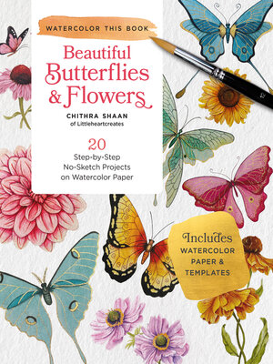 cover image of Beautiful Butterflies and Flowers